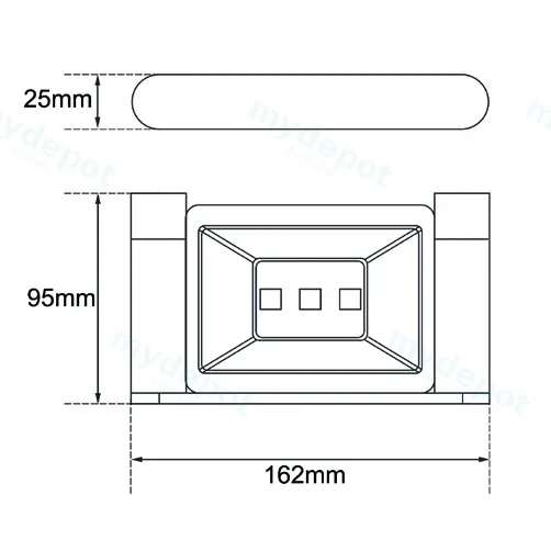 Rushy Brushed Nickel Soap Dish Holder view 2