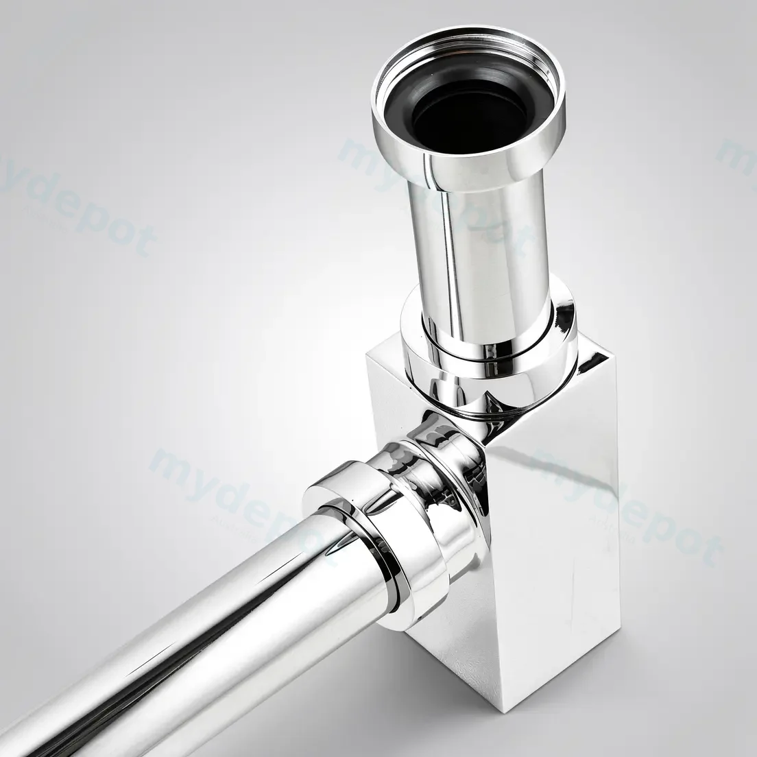 Chrome Bottle Trap 32mm view 2