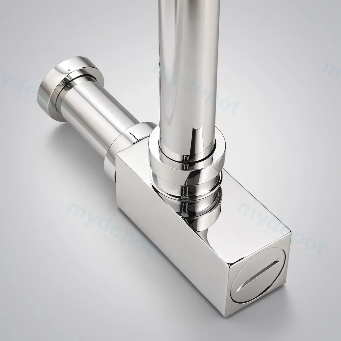 Chrome Bottle Trap 32mm view 3