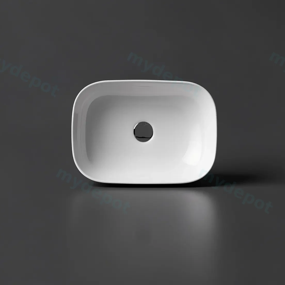 460*320*135mm Above Counter Oval Basin view 2