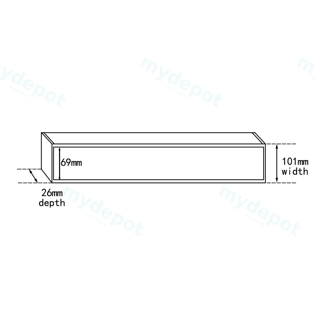 Silver Tile Insert Shower Floor Grate 300 - 5600mm Waste Drain view 2