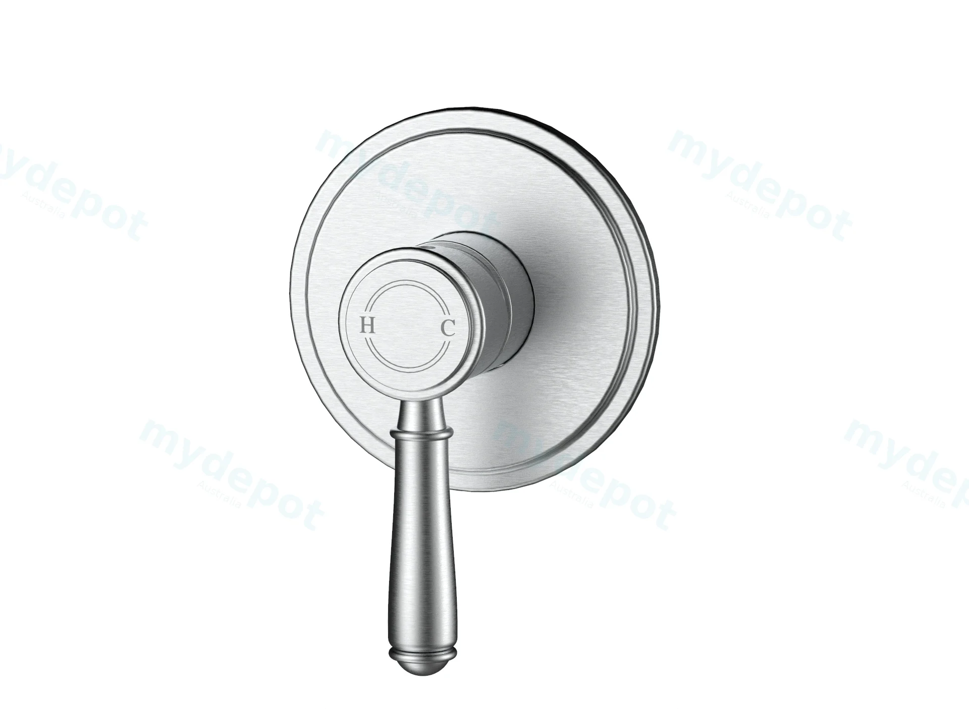 Clasico Wall Mixer Trim Kits in Brushed Nickel view 2