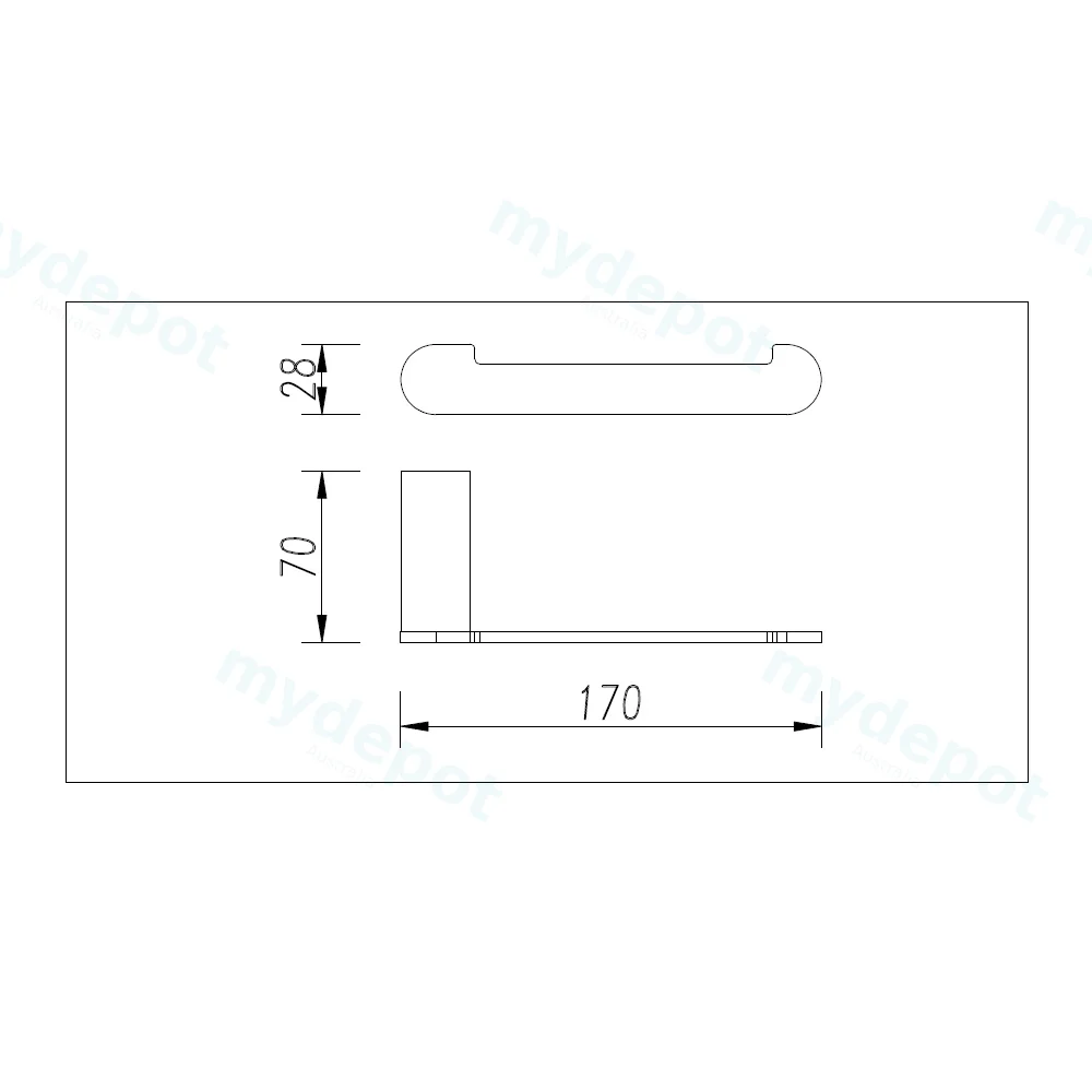 Bellino Brushed Nickel Toilet Roll Holder view 2