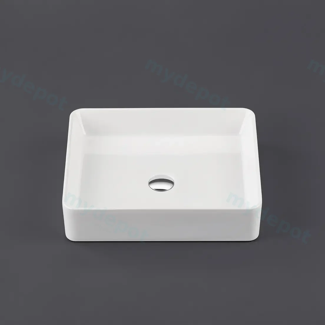 470*380*110mm Above Counter Rectangular Basin view 2