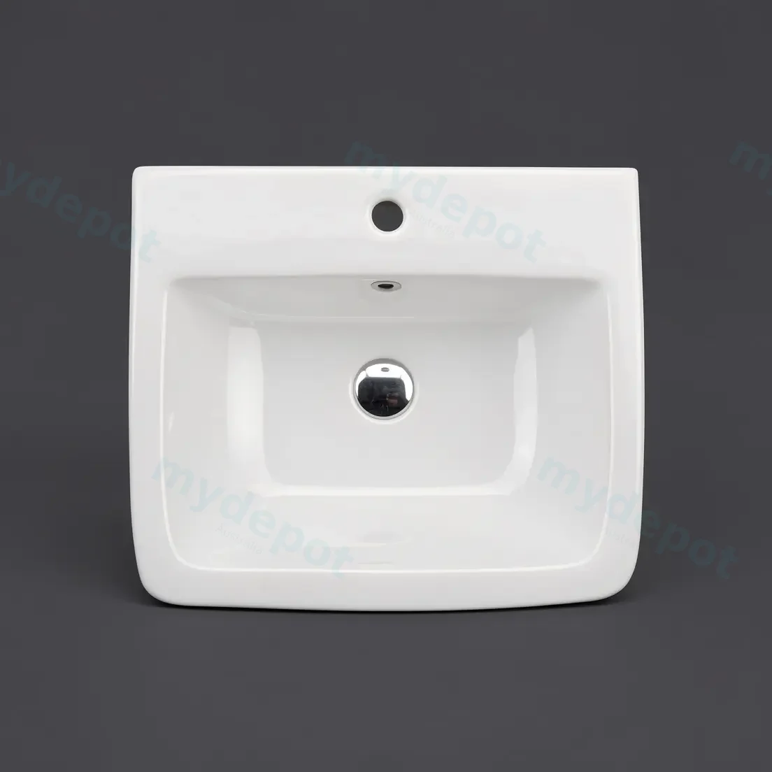 530*440*360mm Semi-Pedestal Wall Hung Rectangular Basin (530X110) view 2