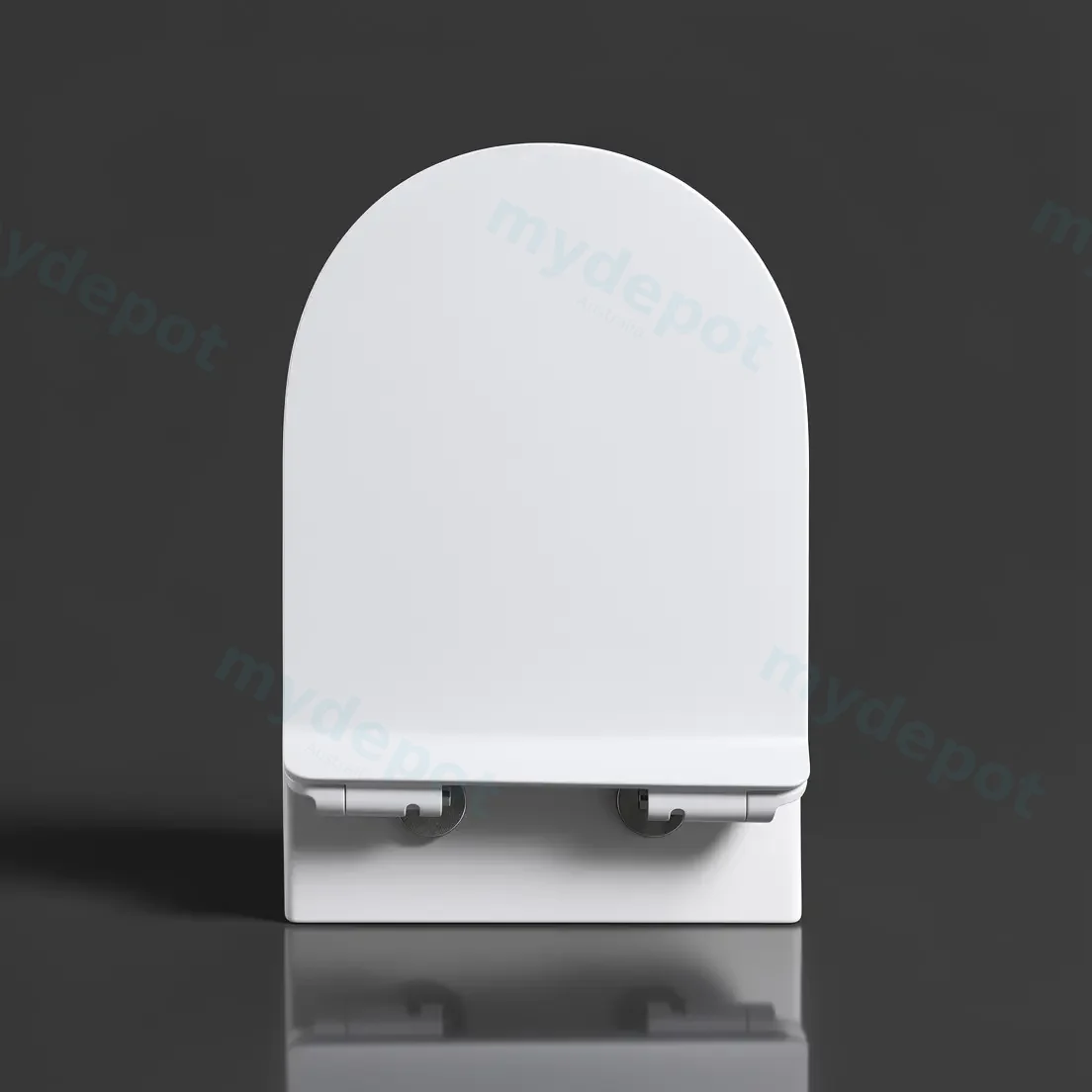 Floor Pan Rimless Gloss White Flushing Toilet Gloss White P-trap Roughing -in view 4