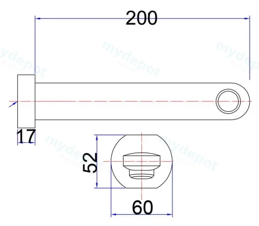 Cora Bath Spout 200mm(Matt Black) view 2