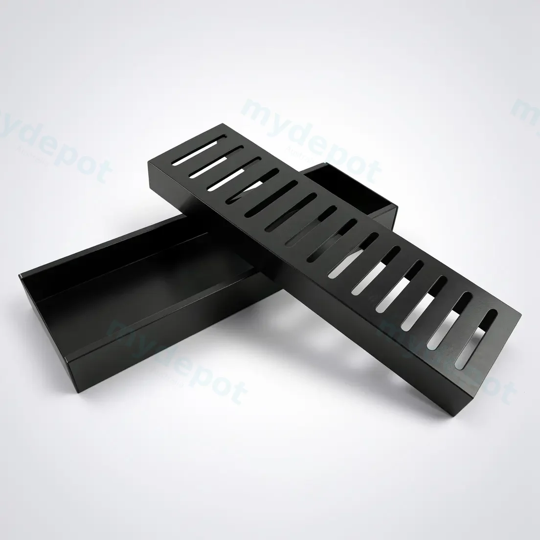 300-5600mm Lauxes Aluminium Midnight Floor Grate Drain Any Size Indoor view 2