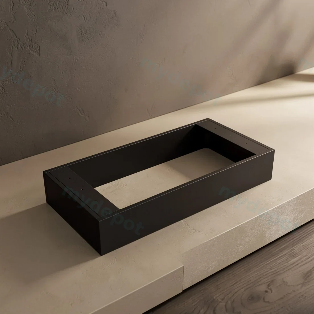 890X435X150 Matte Black Kickboard view 2