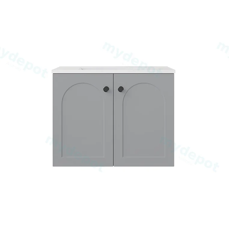 590*455*470mm Matte Grey Chester Federation Wall Hung PVC Cabinet view 2