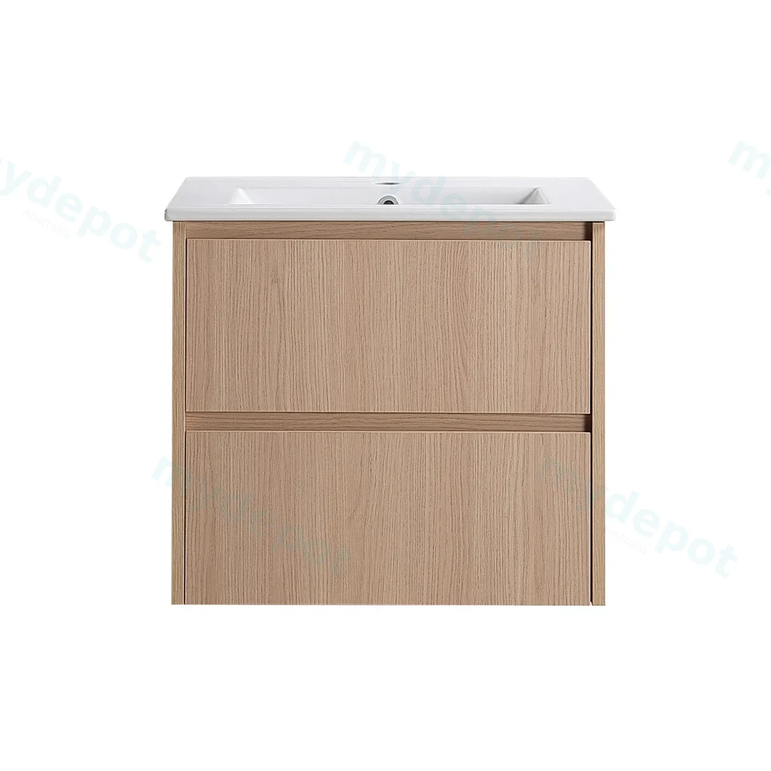 590*455*520mm Sandy Oak Wood Matt Gladstone Modern Wall Hung Plywood Cabinet view 3