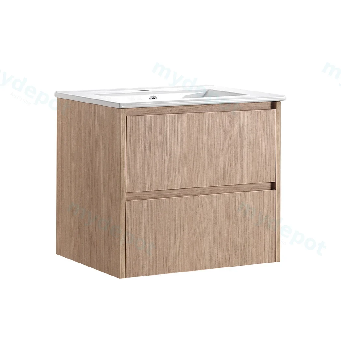 590*455*520mm Sandy Oak Wood Matt Gladstone Modern Wall Hung Plywood Cabinet view 4