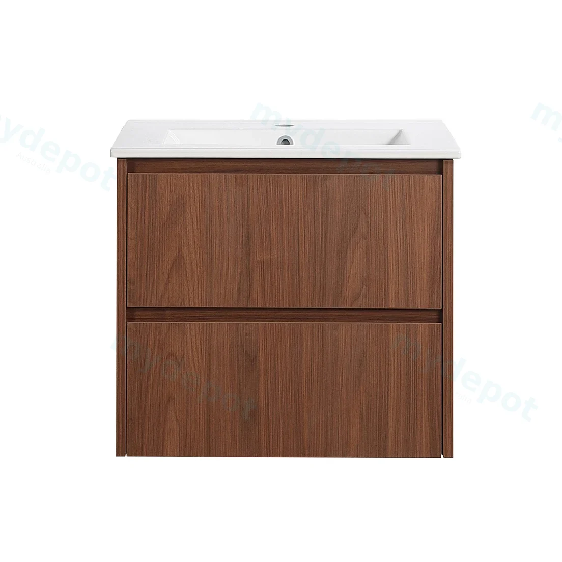 590*455*520mm Mocha Oak Wood Matt Gladstone Modern Wall Hung Plywood Cabinet view 3