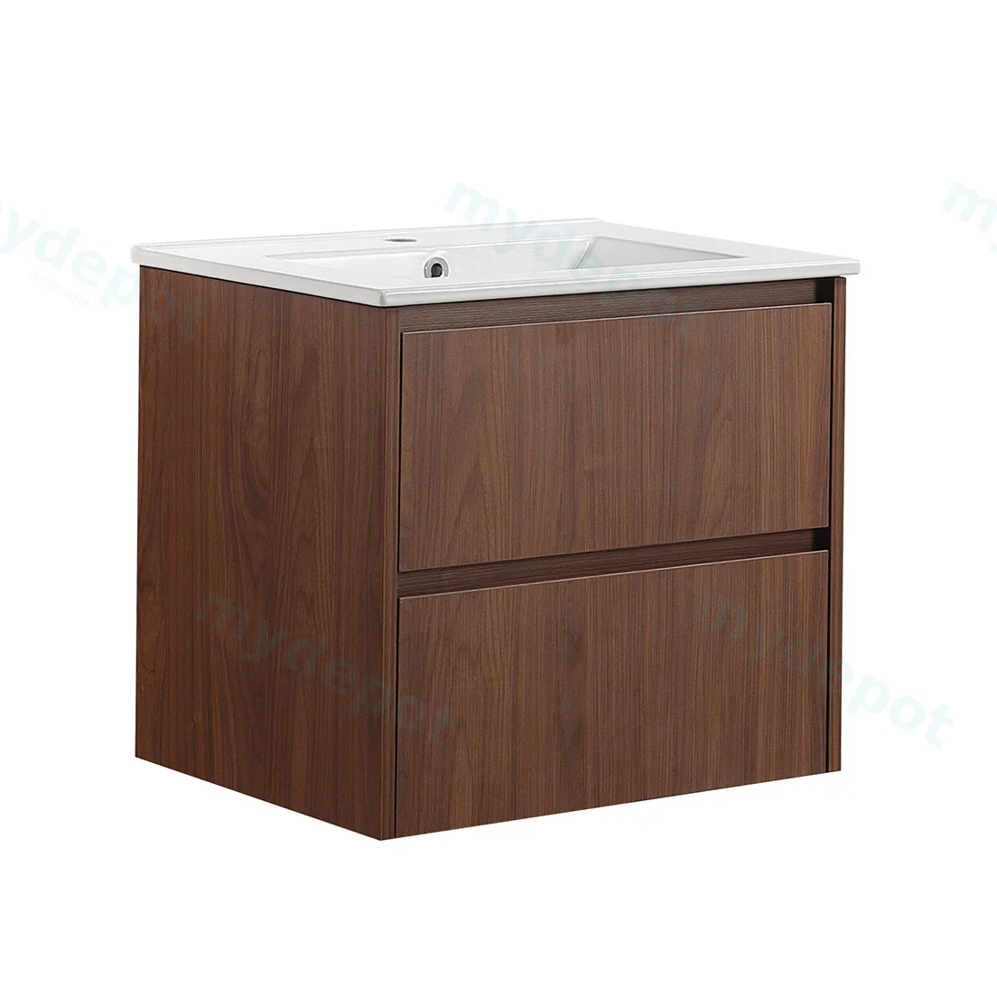 590*455*520mm Mocha Oak Wood Matt Gladstone Modern Wall Hung Plywood Cabinet view 4