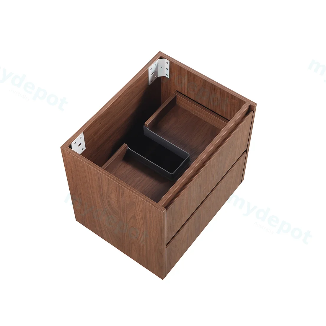 590*455*520mm Mocha Oak Wood Matt Gladstone Modern Wall Hung Plywood Cabinet view 6