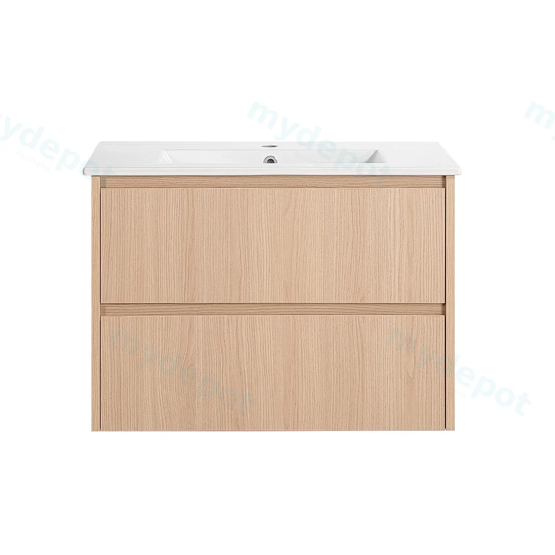 740*455*520mm Sandy Oak Wood Matt Gladstone Modern Wall Hung Plywood Cabinet view 3