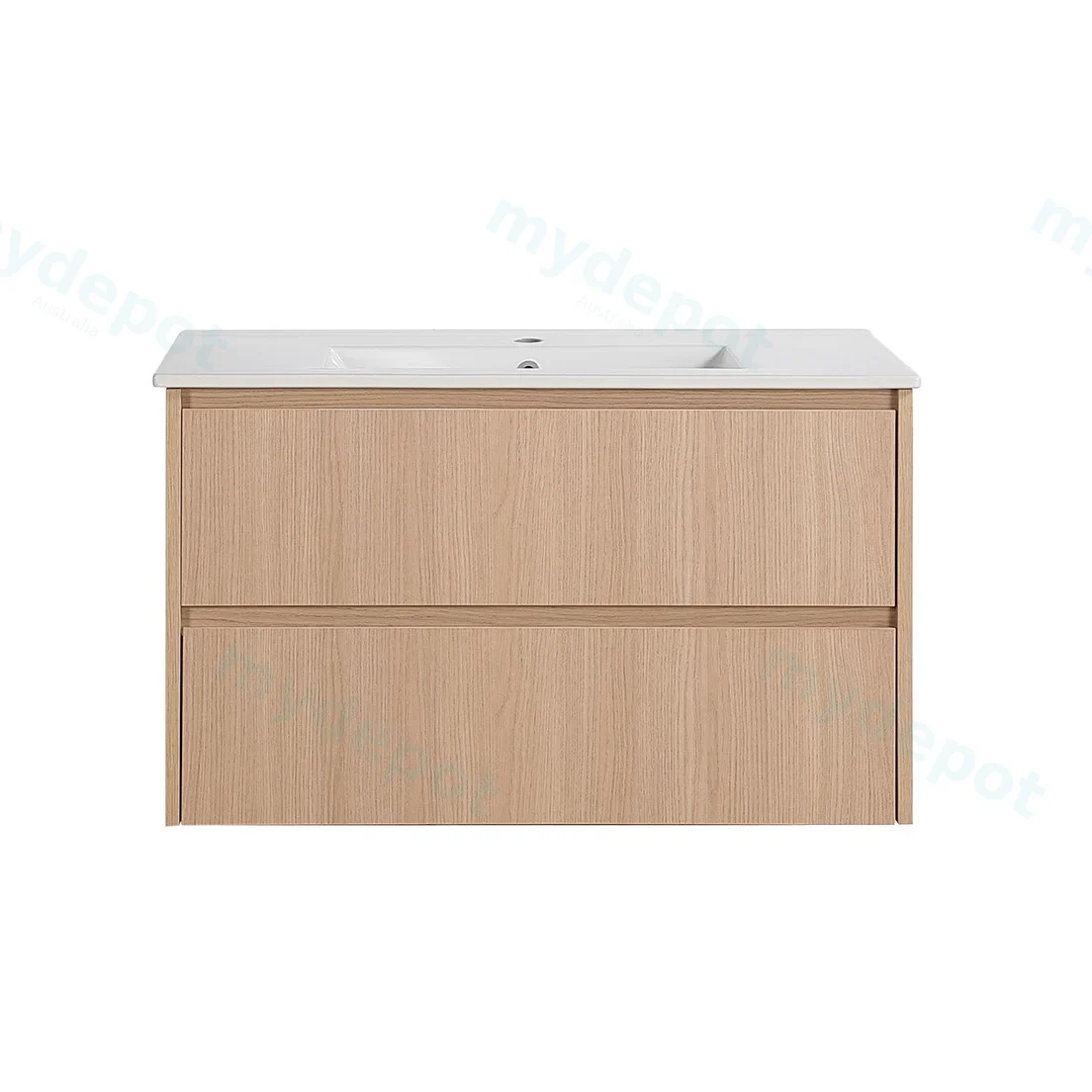 890*455*520mm Sandy Oak Wood Matt Gladstone Modern Wall Hung Plywood Cabinet view 3