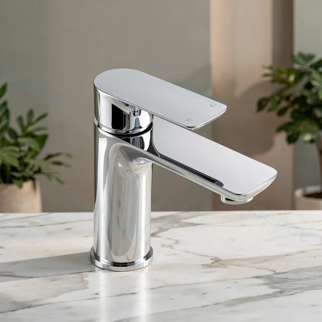 Nana Chrome Basin Mixer Tap view 2