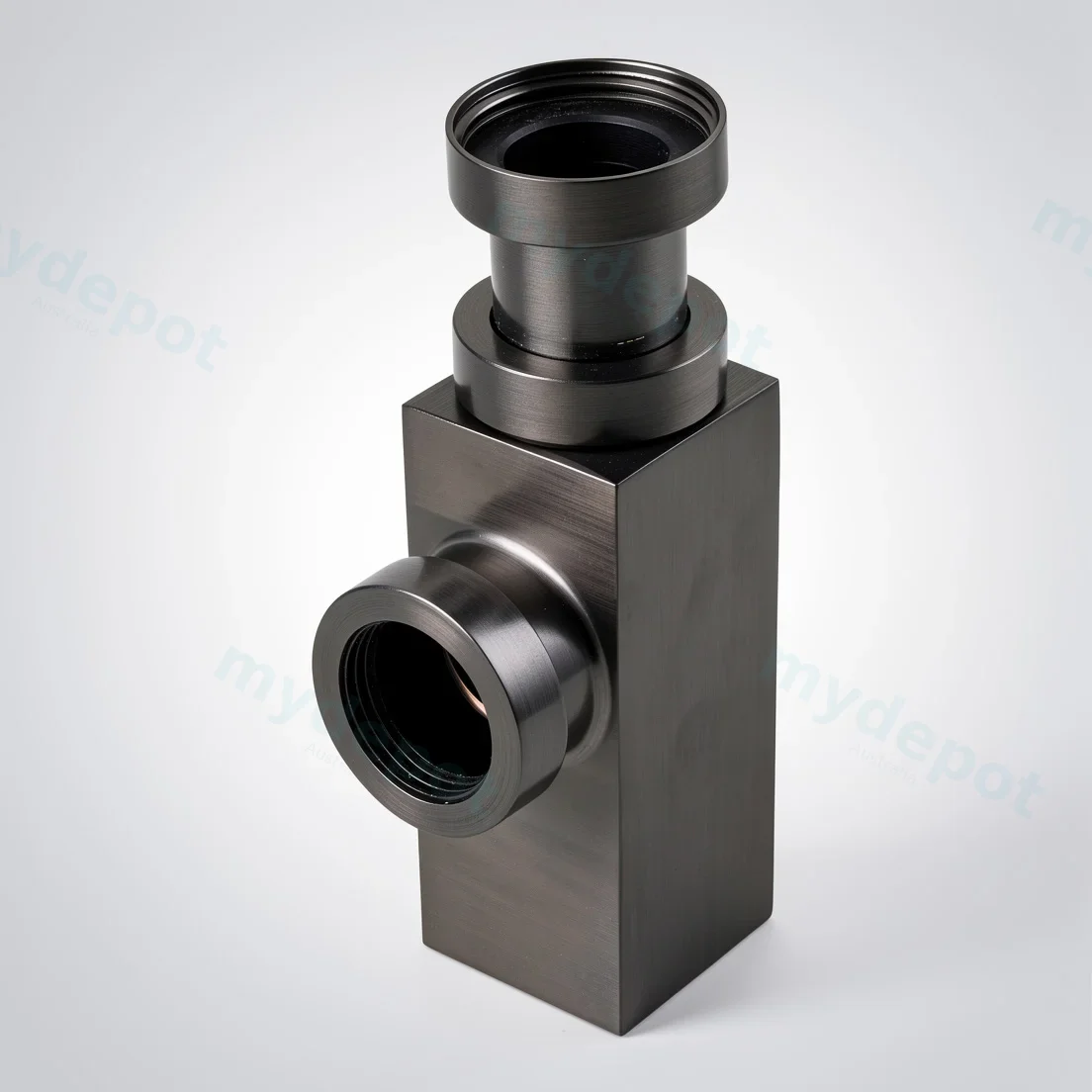 Gun Metal Grey Bottle Trap 32mm view 2