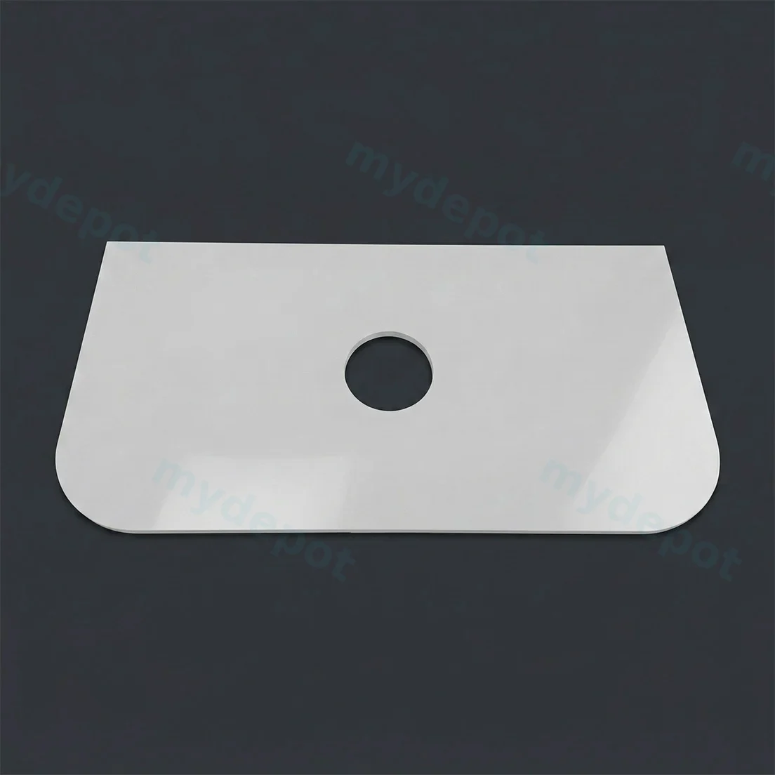 900*460*400mm Matt White Round Edge Grooved Wall Hung Vanity Cabinet Only Soft Closed Single Drawer view 3
