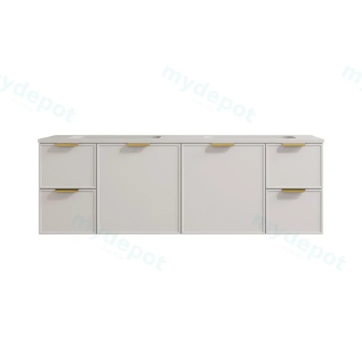 1490*455*560mm Matte White Madura Federation Wall Hung PVC Cabine view 2