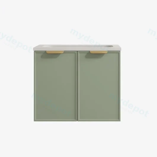590*455*560mm Olive Green Madura Federation Wall Hung PVC Cabinet view 2