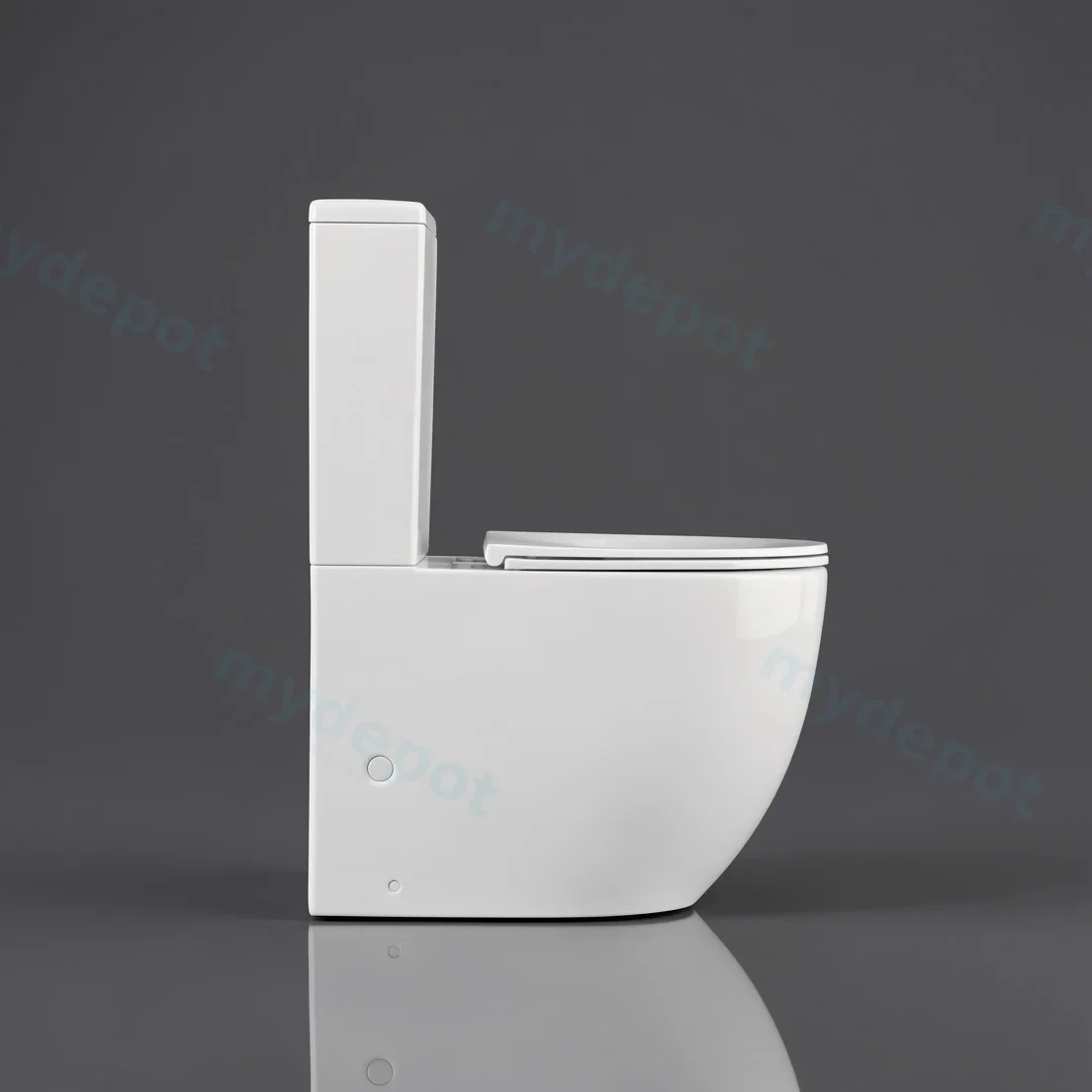 DIANA Gloss White Back To Wall Toilet Suite view 11