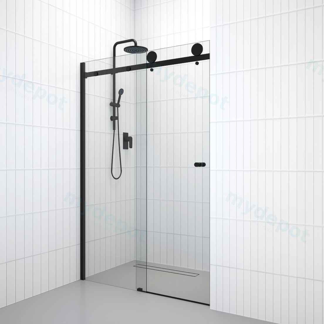 10mm Wall to Wall Frameless Shower Screens,  Australian Standards AS/NZS 1288 and 2208 and be made of Grade A toughened glass. view 5