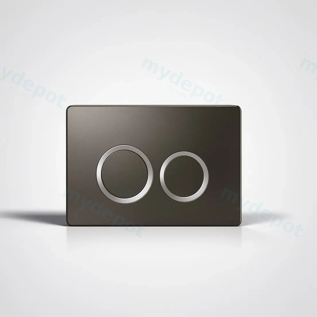 Access Plate Round Button Black view 2