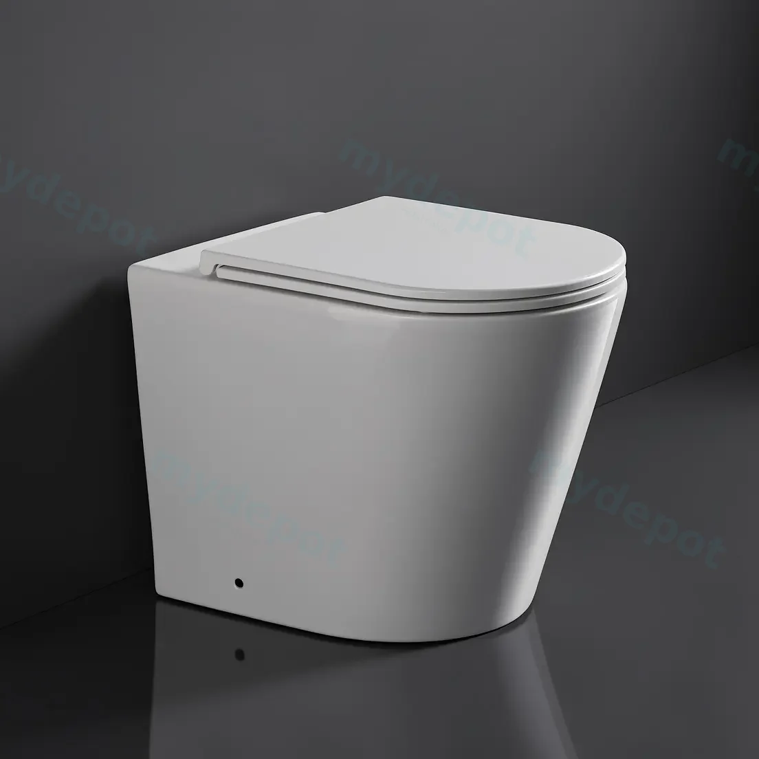 570*350*400mm Zara99 Floor Pan (Rimless) With Slim Uf Seat Cover view 2
