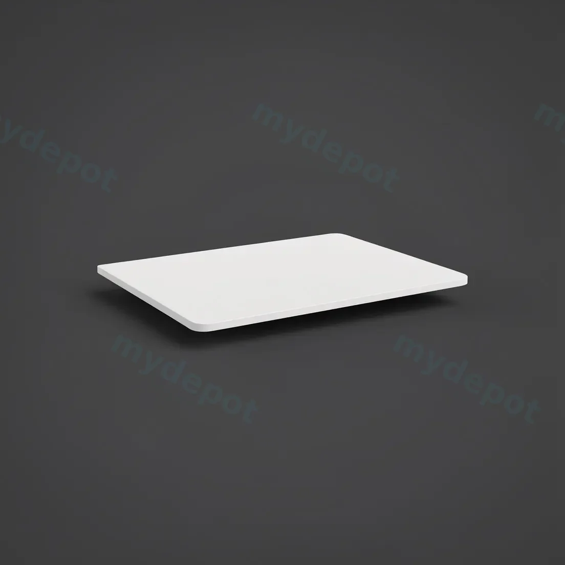 600x465x15mm Matte White Sintered Stone Top Benchtop view 2