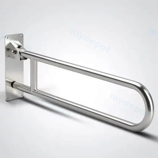 100mmWX300mmHmm Bradley Australia MapS Drop Down Satin SS Grab Rail
