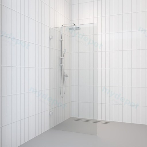 10mm Custom Cut Frameless Shower Screens,  Australian Standards AS/NZS 1288 and 2208 and be made of Grade A toughened glass. Supply and Install.