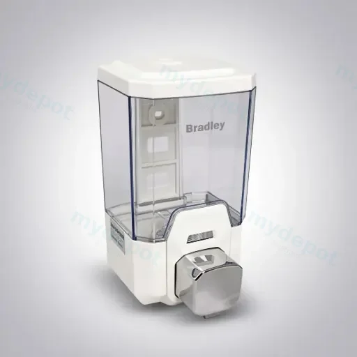 113X200HX120mm Bradley Australia Map ABS Foam Soap White Dispenser