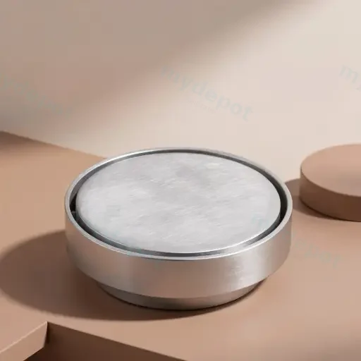 115X115mm Brushed Chrome Round Tile Insert Floor Drain(88mm)