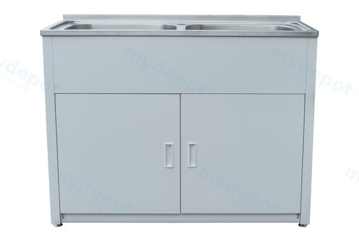 1170X510X870mm Double 90L Laundry Tubs