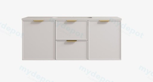 1190*455*560mm Matte White Madura Federation Wall Hung PVC Cabinet