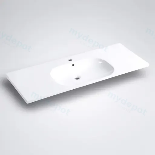 1200mm Moon Basin Round Bowl Gloss White Ceramic Top