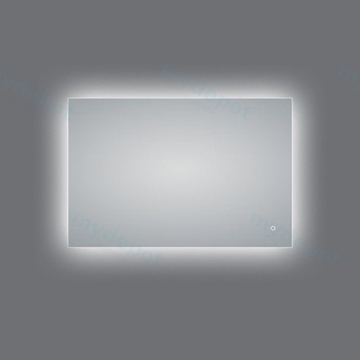 1200*800mm Sharpe Edgd 3 Color Lighting Backlit LED Mirror Touch Sensor Switch Defogger Pad Wall Mounted Vertical or Horizontal