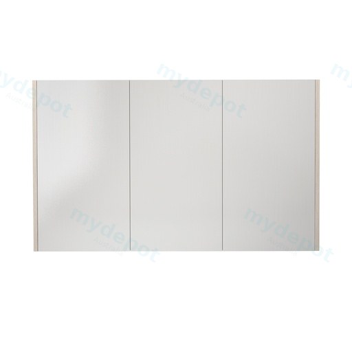 1200×720×150mm Coastal Oak Camden Pencil Edge Shaving Cabinet