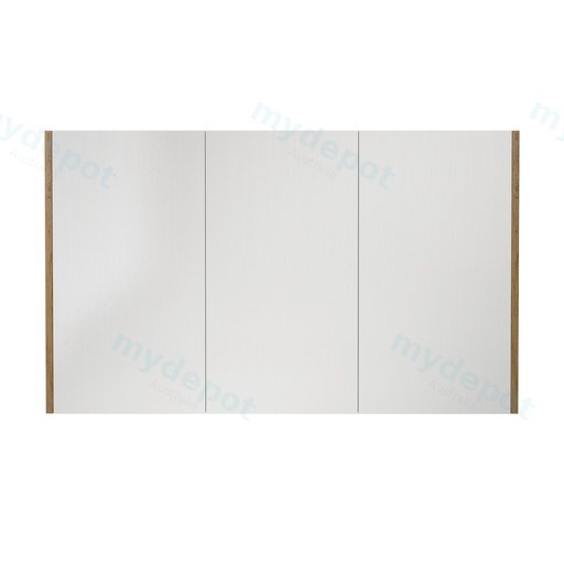 1200×720×150mm Prime Oak Camden Pencil Edge Shaving Cabinet