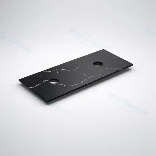 1205X465X12mm Calacatta Night Solid Surface Stone Top