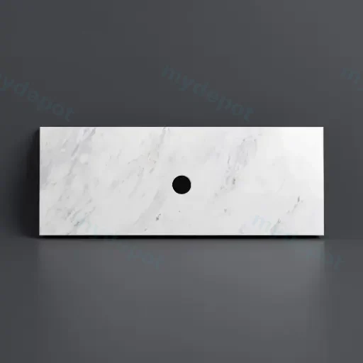 1205X465X18mm Carrara White Marble Stone Top