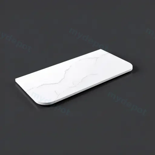 1205X505X12mm Artic White Solid Surface Stone Top