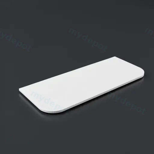 1205X505X20mm Blanco White(WG034) Zero Silica Engineer Curve Stone Top Top