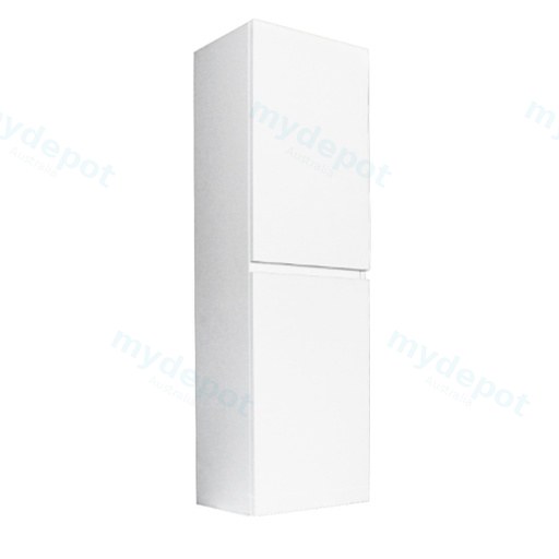1350mm Gloss White 2PAC PVC 2 Door Tall Boy Vanity