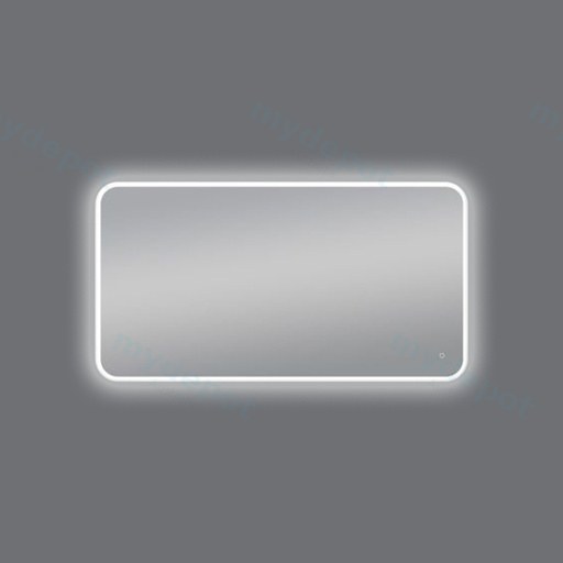 1500*800mm Frosted Glass Edge 3 Color Lighting Backlit LED Mirror Touch Sensor Switch