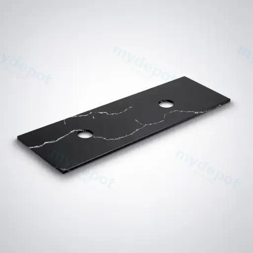 1505X465X12mm Calacatta Night Solid Surface Stone Top