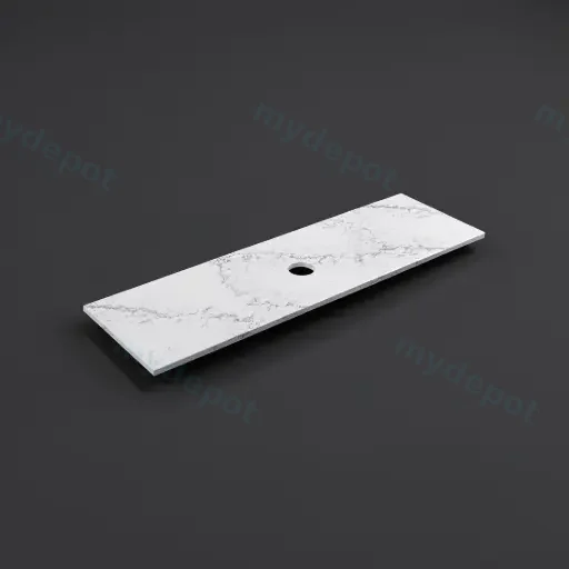 1505X465X20mm Calacatta White (WG486) Zero Silica Engineer Stone Top
