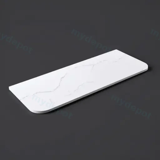 1505X505X12mm Artic White Solid Surface Stone Top